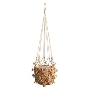 MASANA SEAGRASS HANGING BASKET 11"