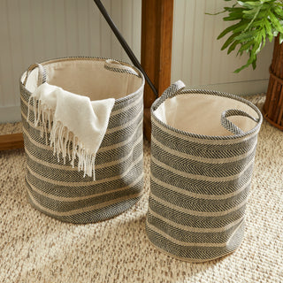 MARLEIGH ROUND BASKETS, SET OF 2