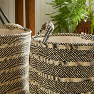 MARLEIGH ROUND BASKETS, SET OF 2