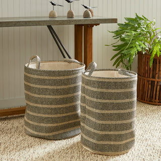 MARLEIGH ROUND BASKETS, SET OF 2