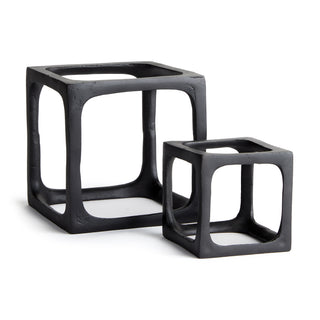 CUBIST SCULPTURES, SET OF 2