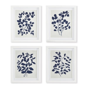 LEAFY VINE PRINTS, SET OF 4