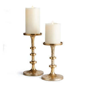 ABACUS PETITE CANDLE STANDS, SET OF 2