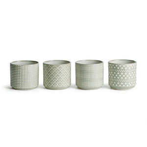 CHASE POTS, SET OF 4