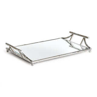 DAPHNE MIRRORED TRAY WITH HANDLES