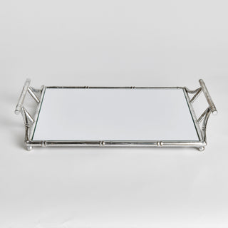 DAPHNE MIRRORED TRAY WITH HANDLES