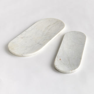 AMAL MARBLE TRAYS, SET OF 2