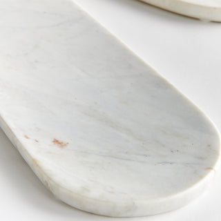 AMAL MARBLE TRAYS, SET OF 2