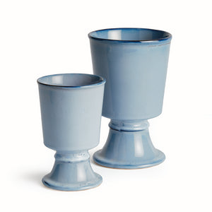 KELCY FOOTED CACHEPOTS, SET OF 2