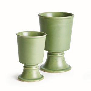 KELCY FOOTED CACHEPOTS, SET OF 2