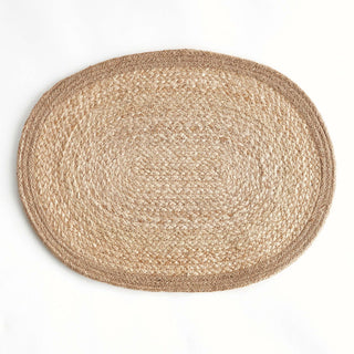 JUTE COIL OVAL PLACEMATS, SET OF 8