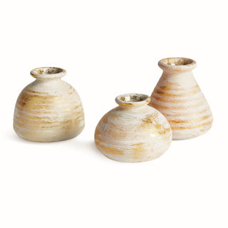 TINSLEY BUD VASES, SET OF 3