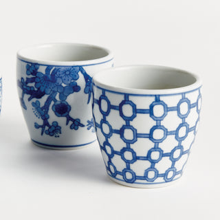 BARCLAY BUTERA DYNASTY MINI FLOWER POTS, SET OF 6