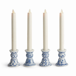 BARCLAY BUTERA DYNASTY MINI TAPER HOLDERS, SET OF 4