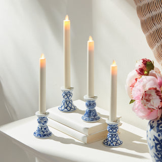 BARCLAY BUTERA DYNASTY MINI TAPER HOLDERS, SET OF 4