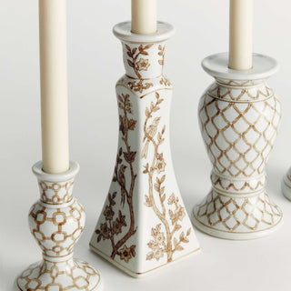 PROVINCE TAPER HOLDERS, SET OF 5