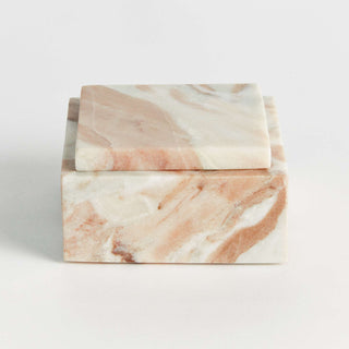JAQUELINE MARBLE SQUARE LIDDED BOX SHORT