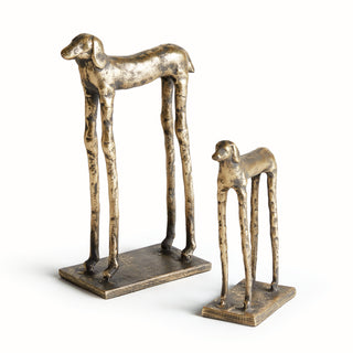 TWO HOUNDS, SET OF 2