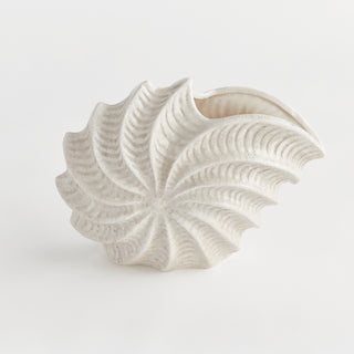 NAUTILUS SHELL VASE