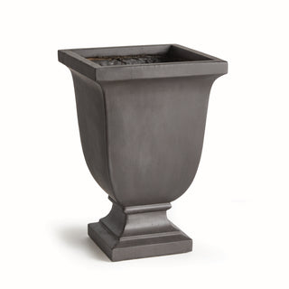 FIBRECLAY BECKETT SQ FOOTED PLANTER SMALL