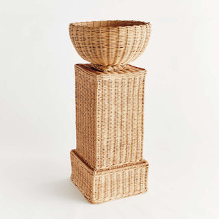 CHARLESTON RATTAN PEDESTAL SHORT