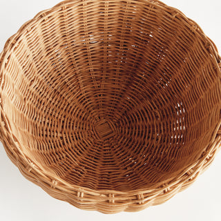 CHARLESTON RATTAN FOOTED BOWL SMALL