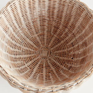 CHARLESTON RATTAN FOOTED BOWL SMALL