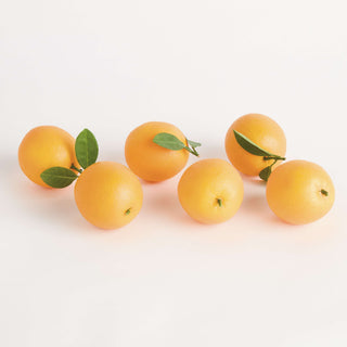 FAUX ORANGES 5" ASSORTED, SET OF 6