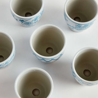 MONARCH MINI FLOWER POTS, SET OF 6