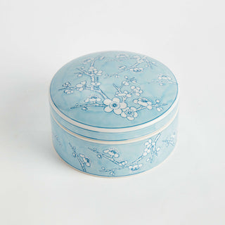 MONARCH EMPRESS ROUND LIDDED CATCHALL BOX LARGE