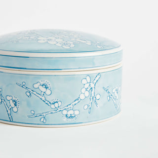 MONARCH EMPRESS ROUND LIDDED CATCHALL BOX LARGE