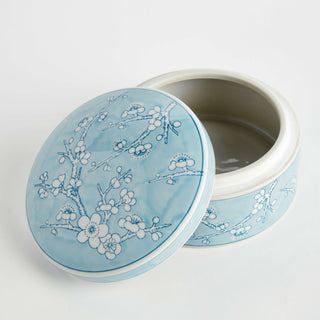 MONARCH EMPRESS ROUND LIDDED CATCHALL BOX LARGE