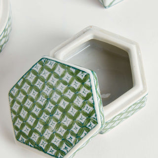 IMPERIAL LIDDED BOXES, SET OF 3
