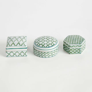 IMPERIAL LIDDED BOXES, SET OF 3