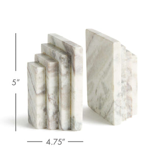 JAQUELINE MARBLE BOOKENDS ST/2