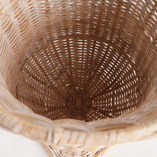 CHESAPEAKE RATTAN FOOTED URN NARROW