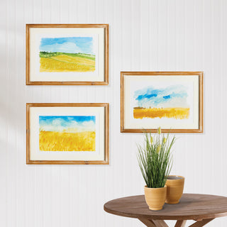 EUROPEAN LANDSCAPE PRINTS, SET OF 3