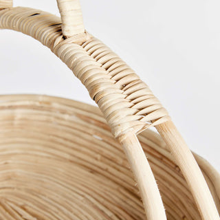 CANE RATTAN TIERED SERVING CADDY