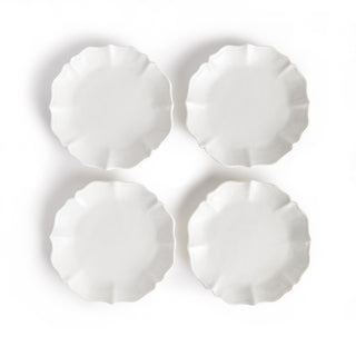 DAHLIA CANAPE PLATES, SET OF 4