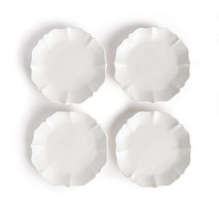 DAHLIA CANAPE PLATES, SET OF 4