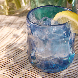DIMPLE TUMBLERS, SET OF 4