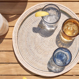 DIMPLE TUMBLERS, SET OF 4