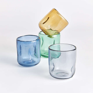 DIMPLE TUMBLERS, SET OF 4
