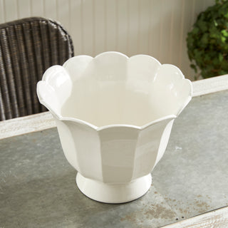 MIRABELLE FLUTED CACHEPOT LARGE