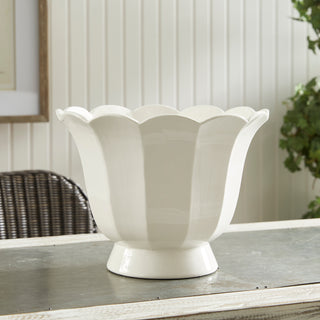 MIRABELLE FLUTED CACHEPOT LARGE