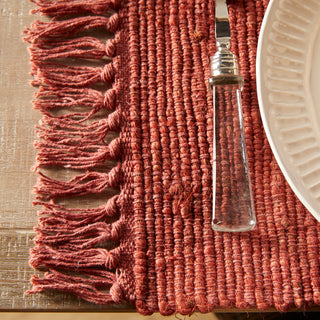 RAE WOVEN FRINGE PLACEMAT