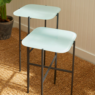 KENZIE SQUARE TABLES, SET OF 2