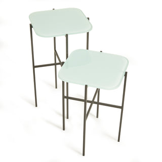 KENZIE SQUARE TABLES, SET OF 2