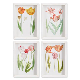 TULIP PRINTS, SET OF 4