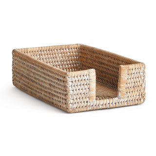 BURMA RATTAN RECTANGULAR GUEST NAPKIN HOLDER